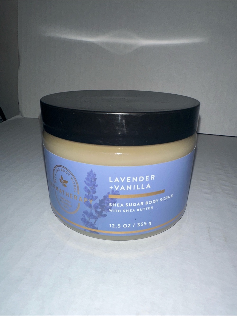 Aromatherapy Lavender & Vanilla Shea Sugar Body Scrub - 12.5 oz